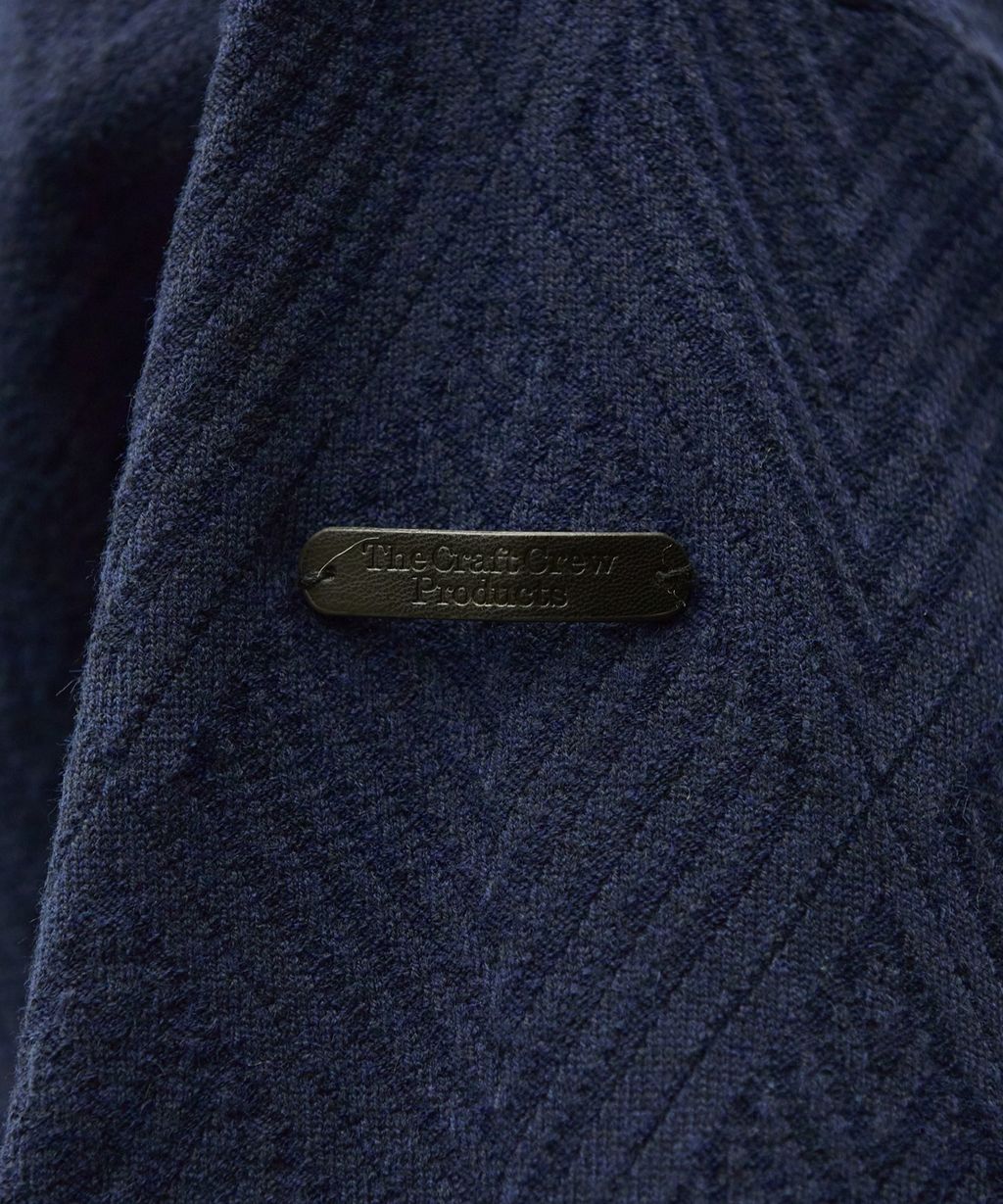 THE CRAFT CREW PRODUCTS 幾何菱格條紋圓領立體Jacquard針織上衣_15