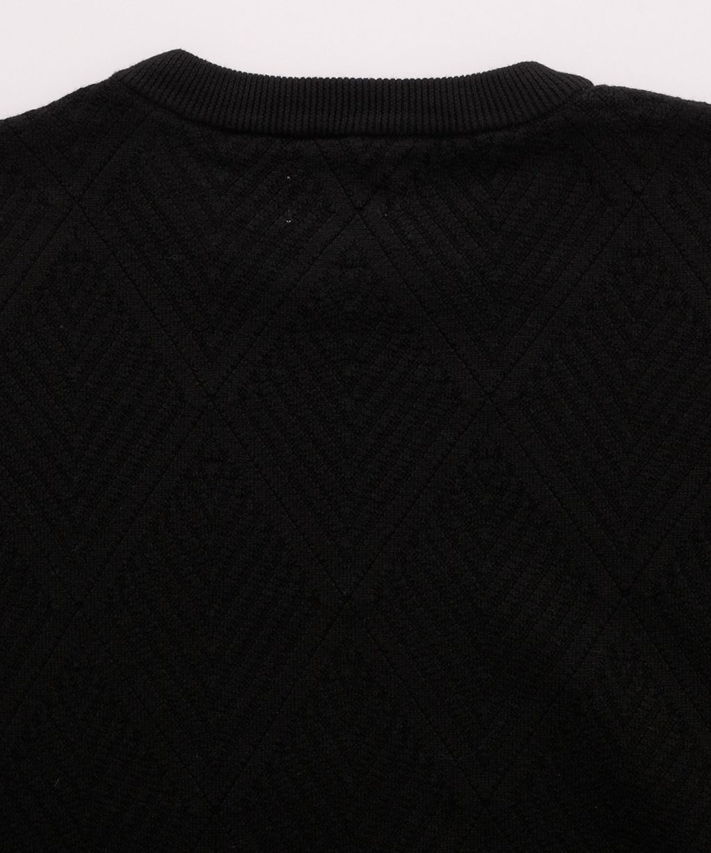 THE CRAFT CREW PRODUCTS 幾何菱格條紋圓領立體Jacquard針織上衣_54