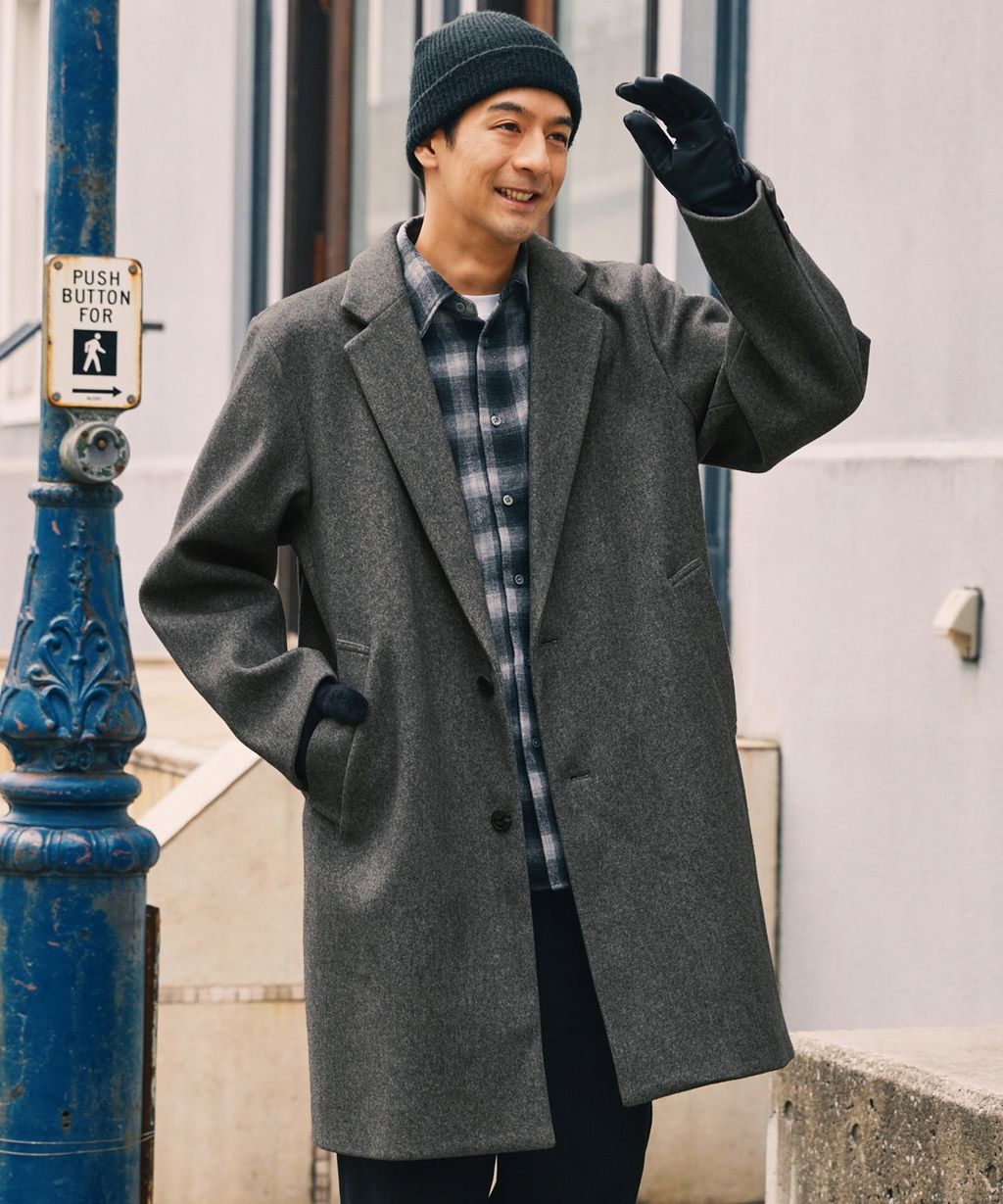 THE CRAFT CREW PRODUCTS 靜電防止保暖長版切斯特大衣_17