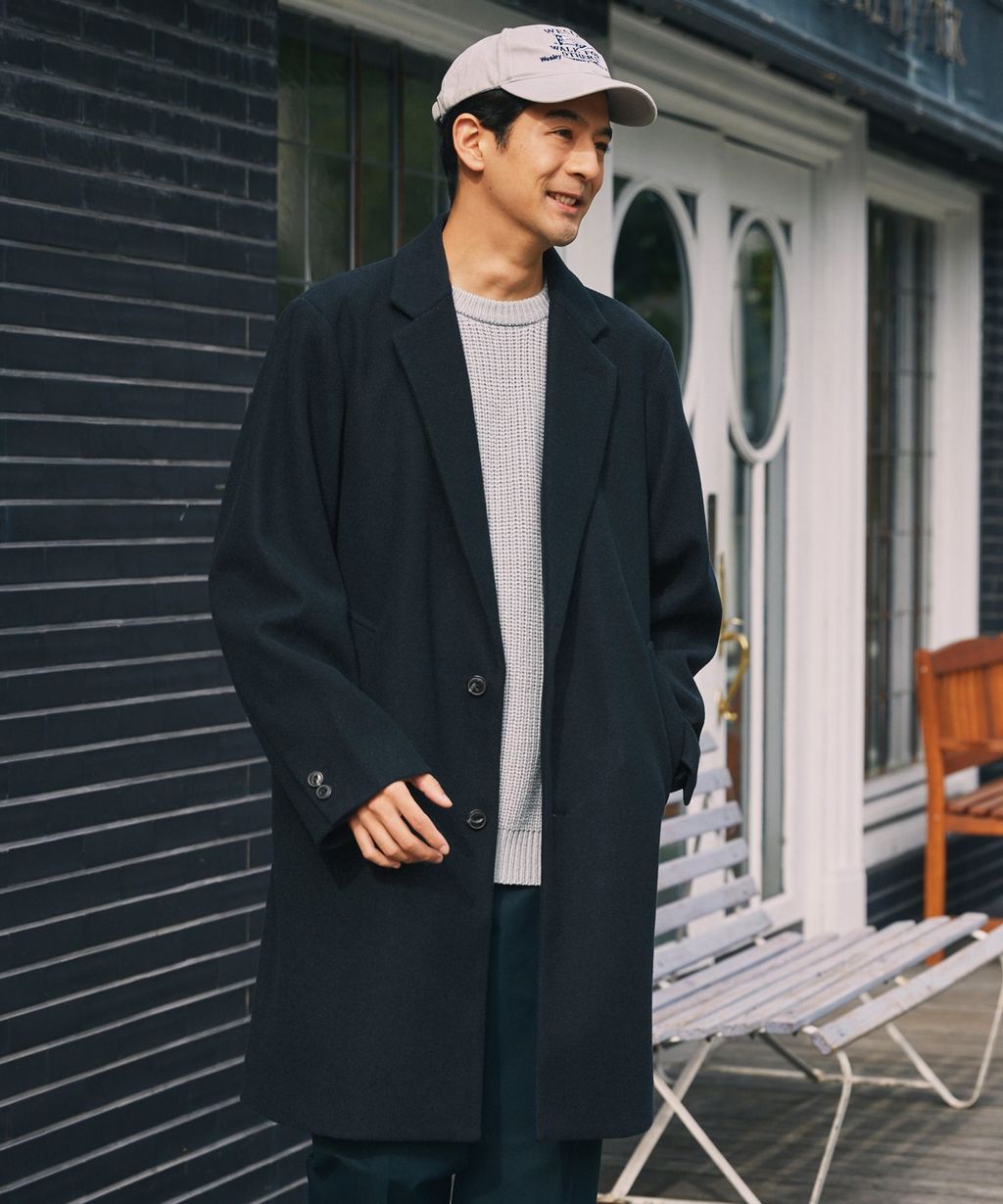 THE CRAFT CREW PRODUCTS 靜電防止保暖長版切斯特大衣_24