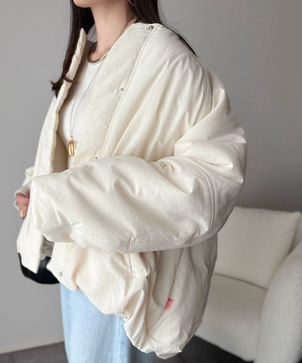 JaVa 可拆式立領2way保暖中棉外套(男女同款)_8