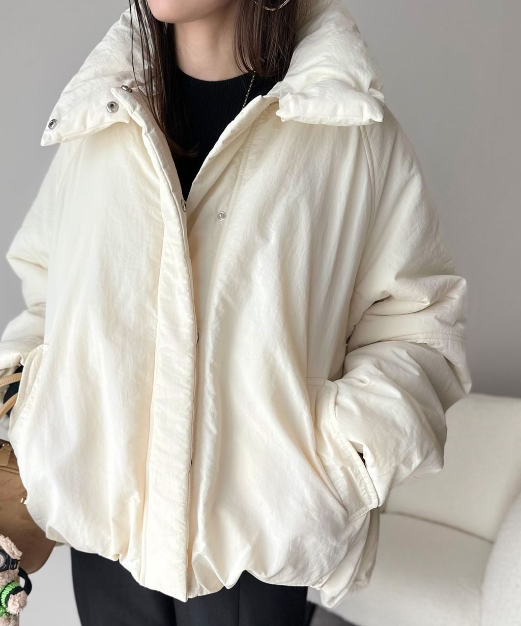 JaVa 可拆式立領2way保暖中棉外套(男女同款)_6