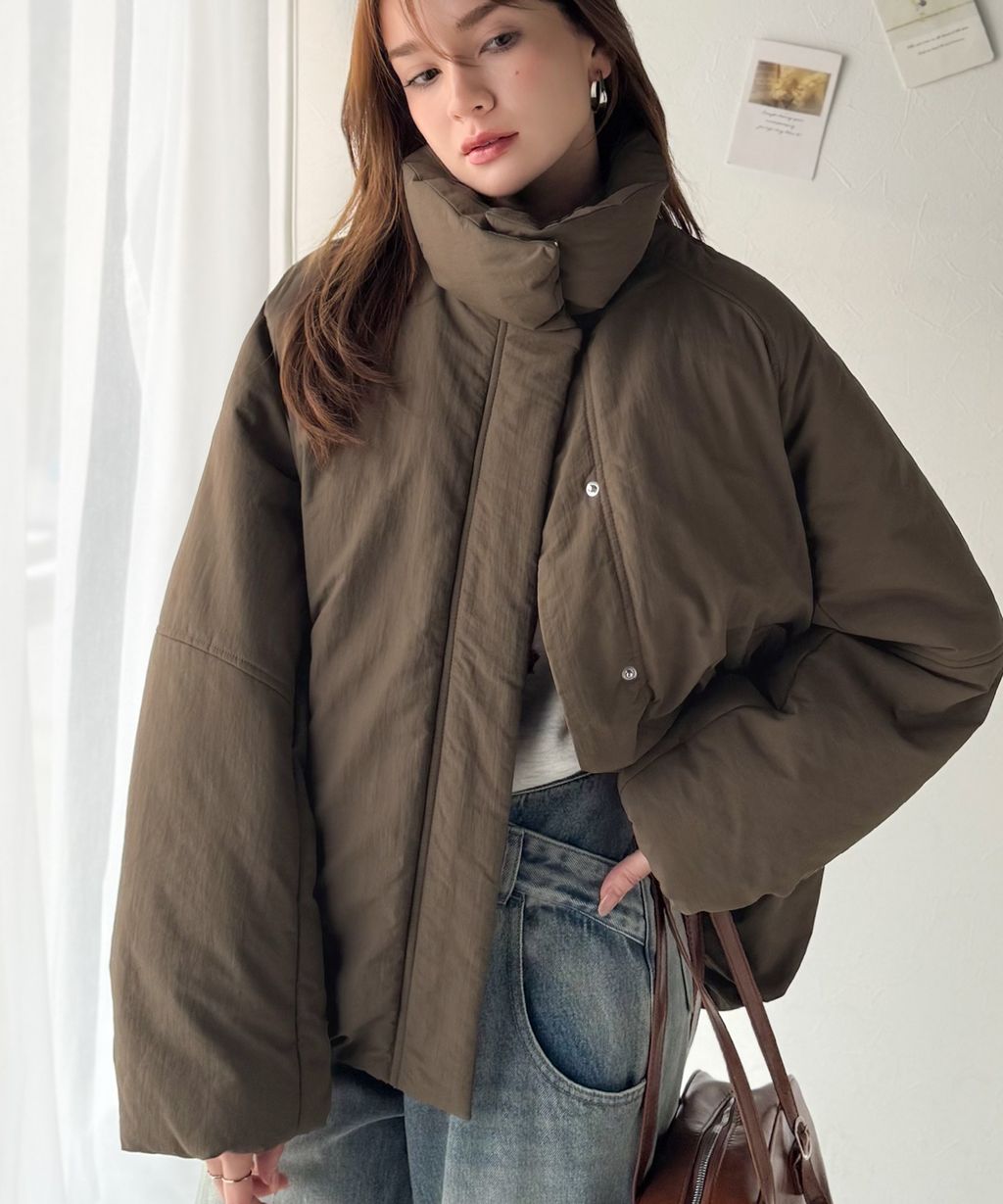 JaVa 可拆式立領2way保暖中棉外套(男女同款)_54