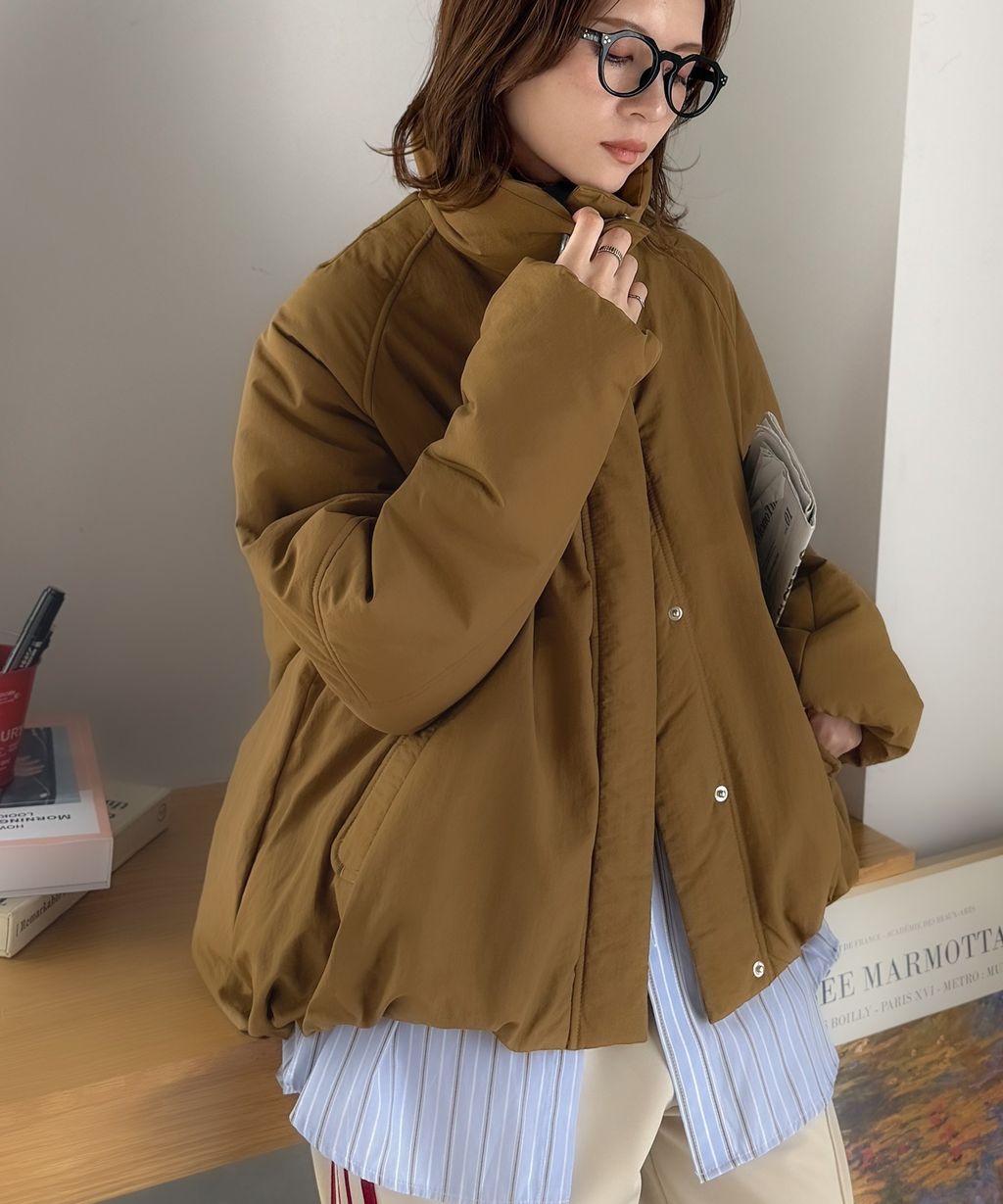 JaVa 可拆式立領2way保暖中棉外套(男女同款)_34