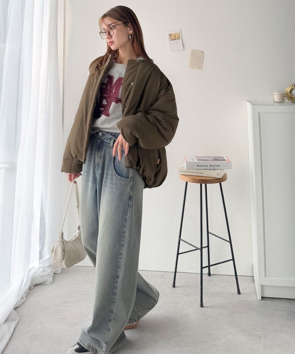 JaVa 可拆式立領2way保暖中棉外套(男女同款)_25