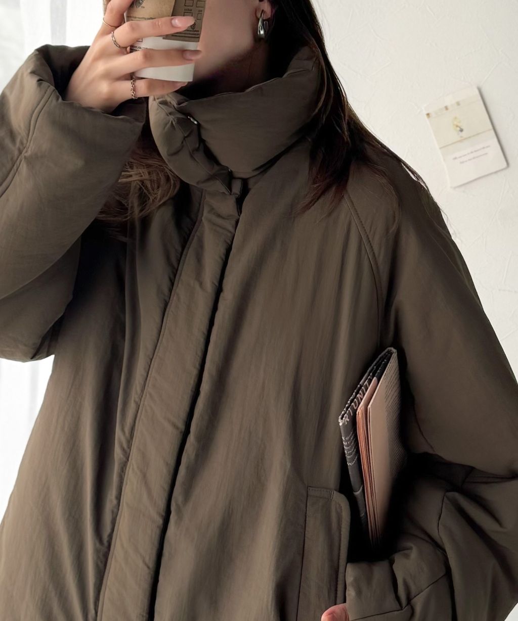 JaVa 可拆式立領2way保暖中棉外套(男女同款)_21