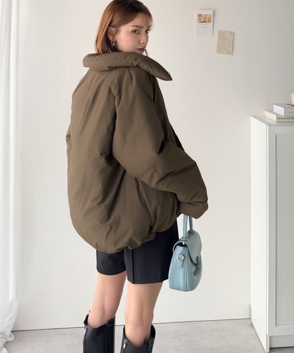 JaVa 可拆式立領2way保暖中棉外套(男女同款)_27