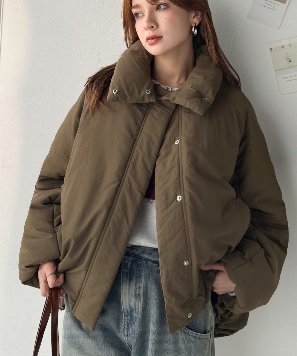 JaVa 可拆式立領2way保暖中棉外套(男女同款)_24