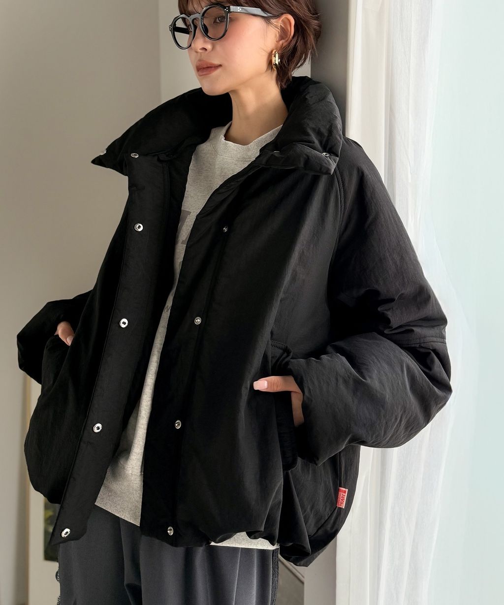 JaVa 可拆式立領2way保暖中棉外套(男女同款)_12