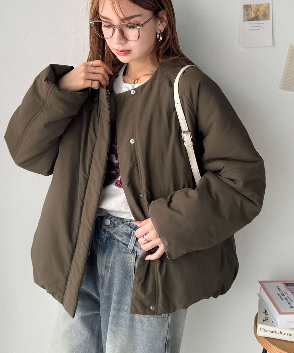 JaVa 可拆式立領2way保暖中棉外套(男女同款)_22