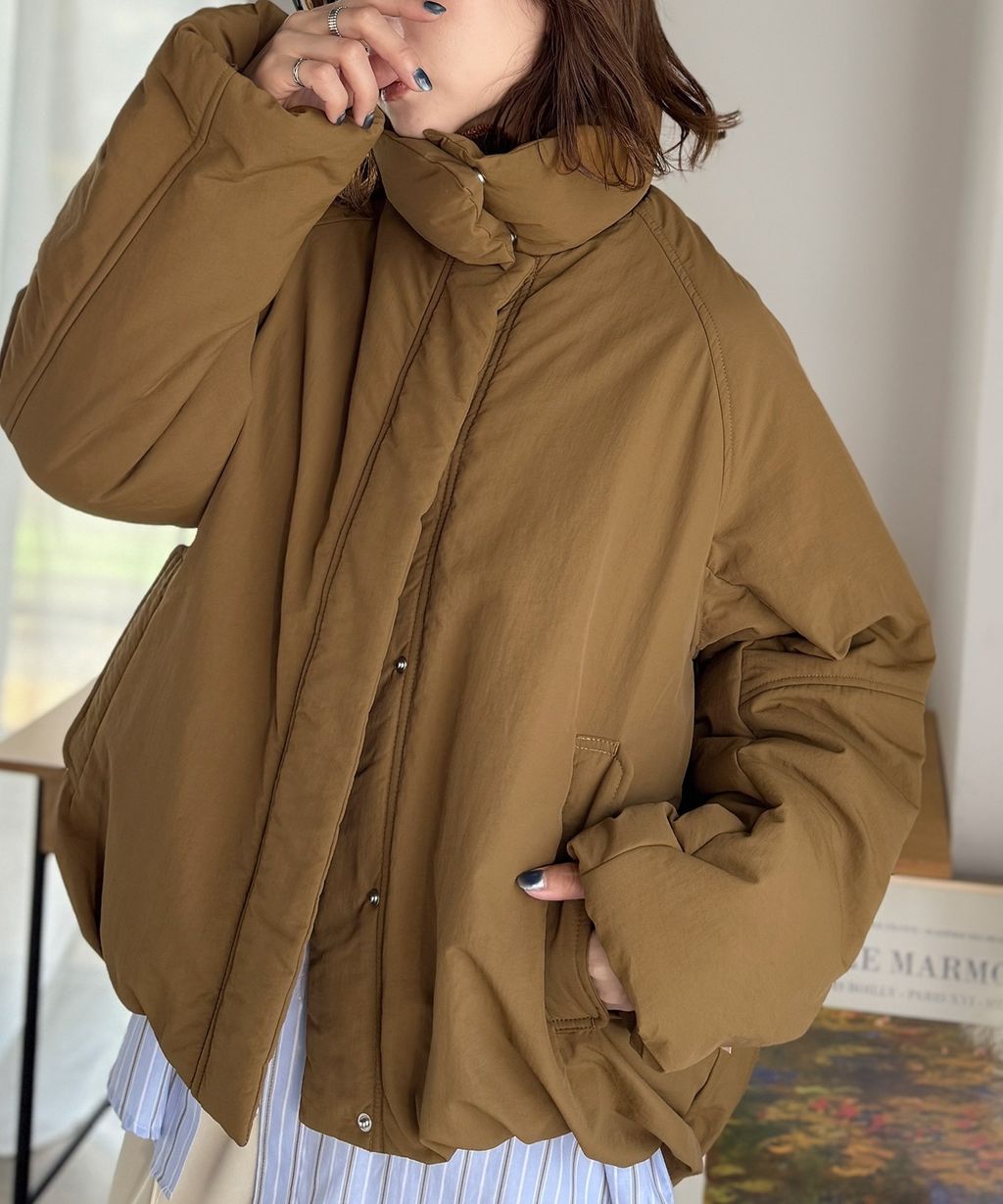 JaVa 可拆式立領2way保暖中棉外套(男女同款)_33