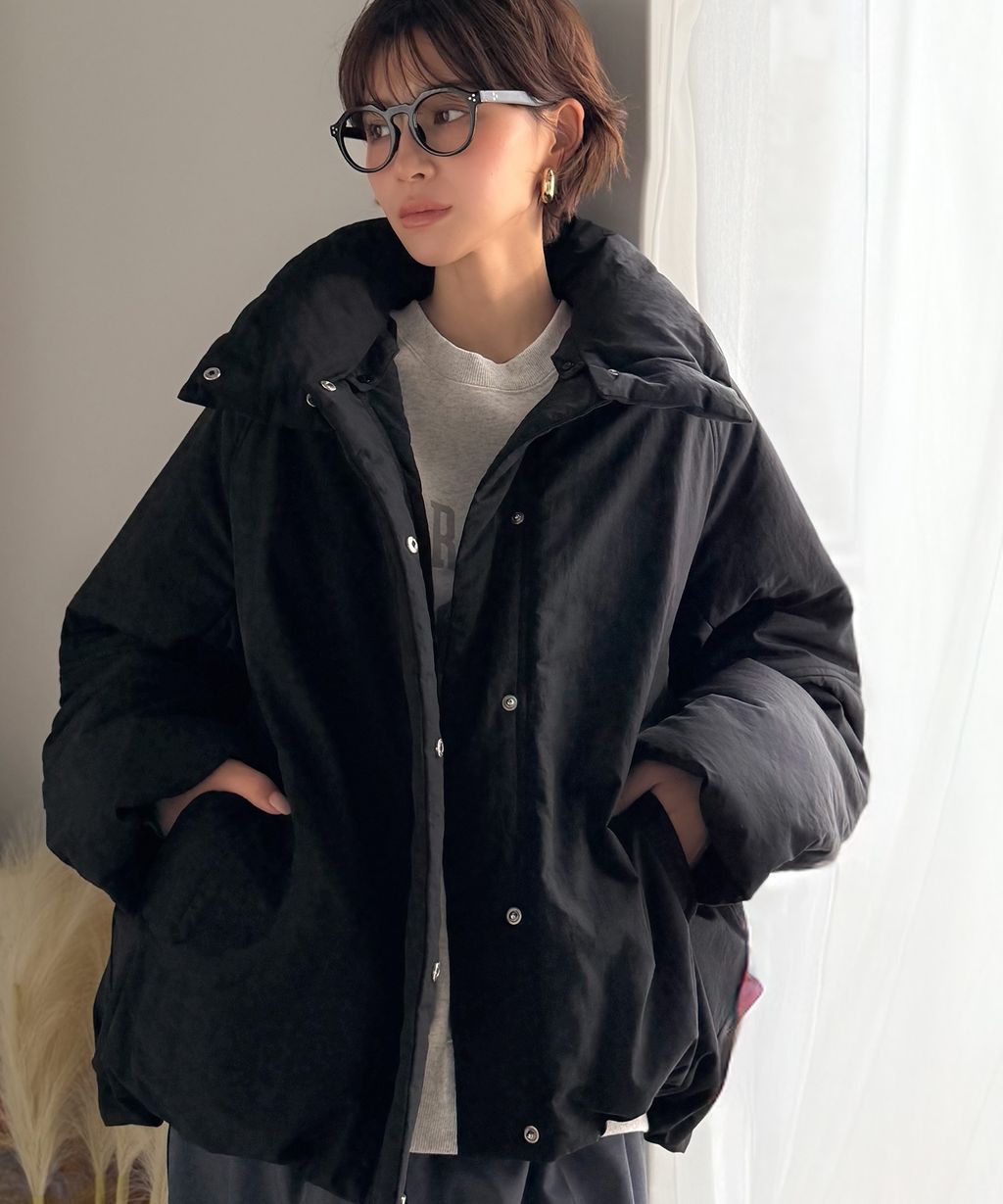 JaVa 可拆式立領2way保暖中棉外套(男女同款)_13