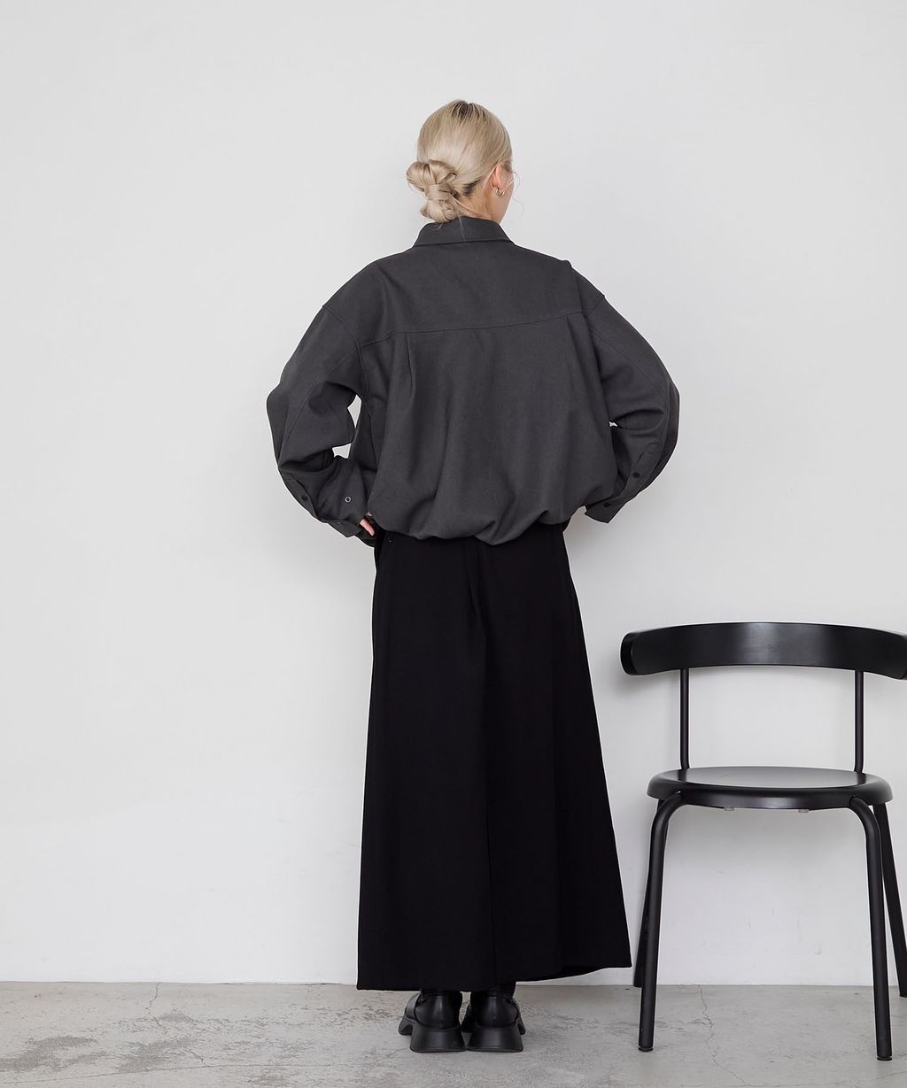 forksy. 立體澎裙下擺短版襯衫外套_12