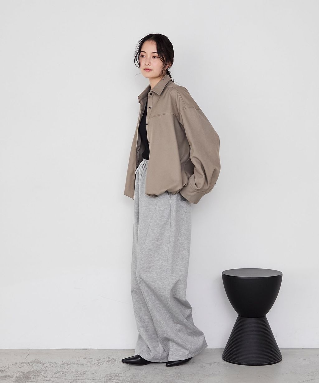 forksy. 立體澎裙下擺短版襯衫外套_49