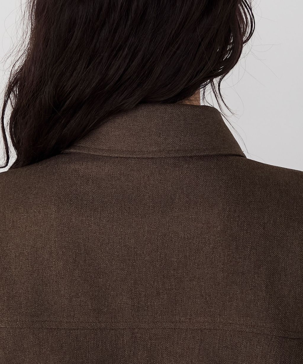 forksy. 立體澎裙下擺短版襯衫外套_30