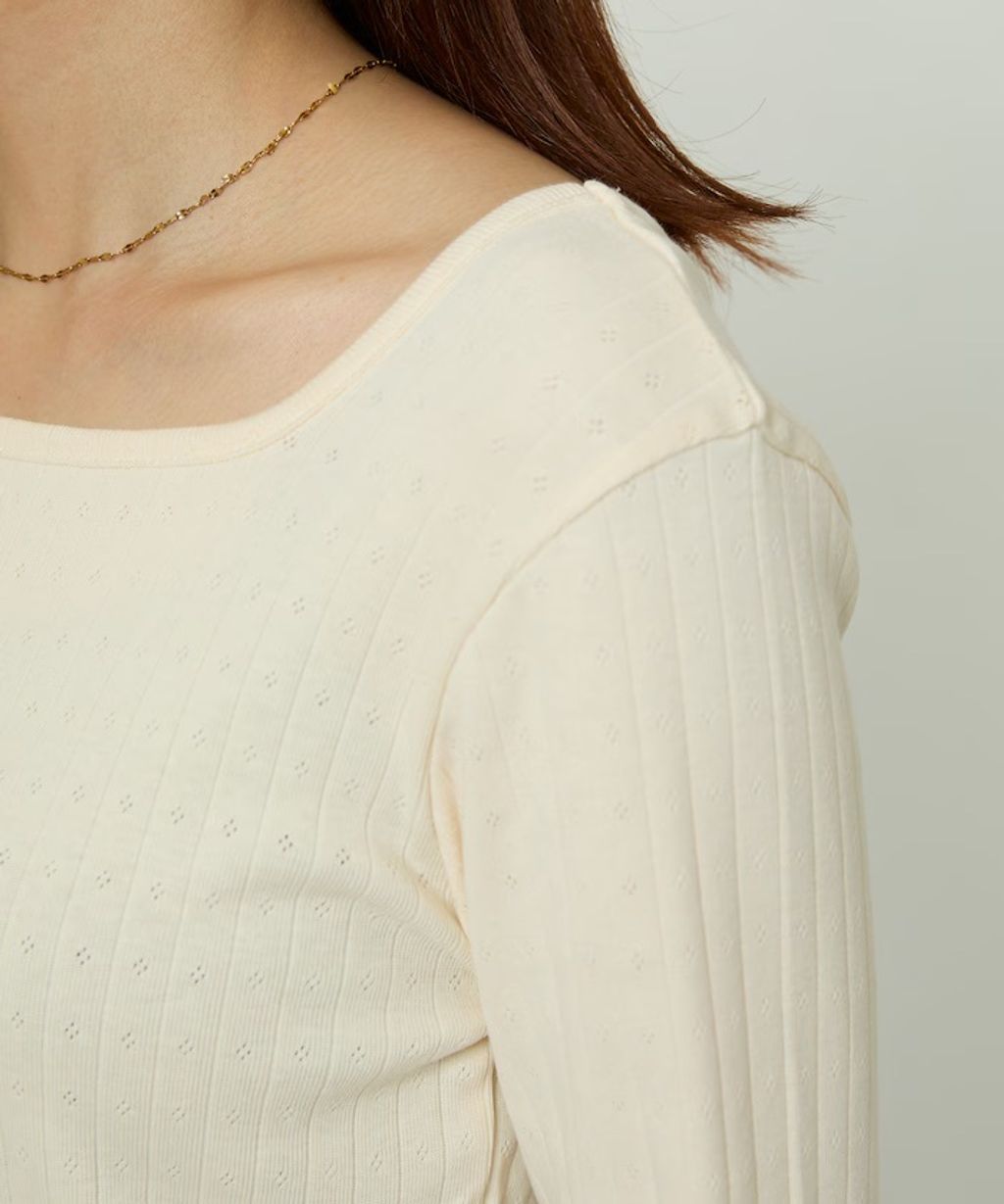 MARY QUANT 單點小雛菊刺繡2WAY前後兩穿針拔羅紋面料_69