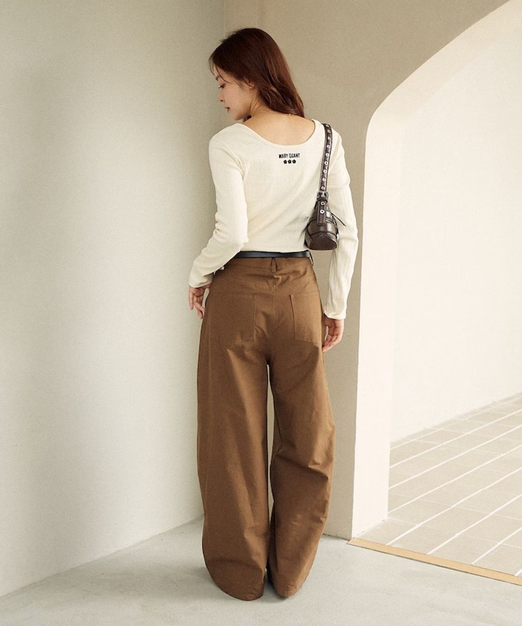 MARY QUANT 單點小雛菊刺繡2WAY前後兩穿針拔羅紋面料_61