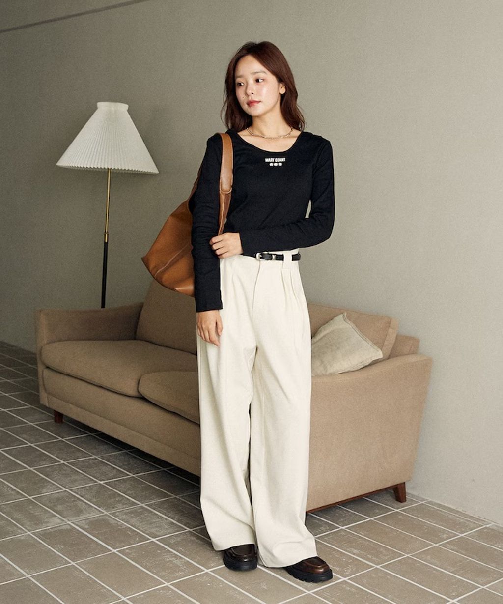 MARY QUANT 單點小雛菊刺繡2WAY前後兩穿針拔羅紋面料_37