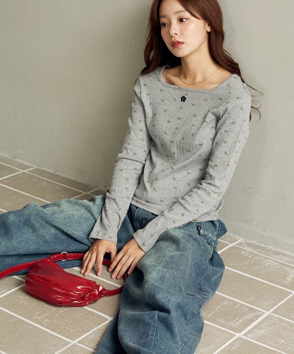 MARY QUANT 單點小雛菊刺繡2WAY前後兩穿針拔羅紋面料_30