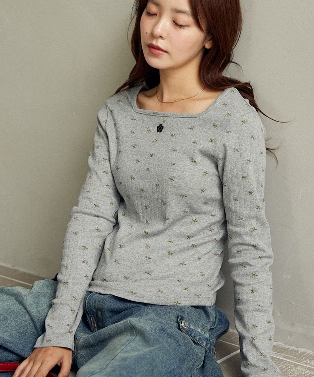 MARY QUANT 單點小雛菊刺繡2WAY前後兩穿針拔羅紋面料_25