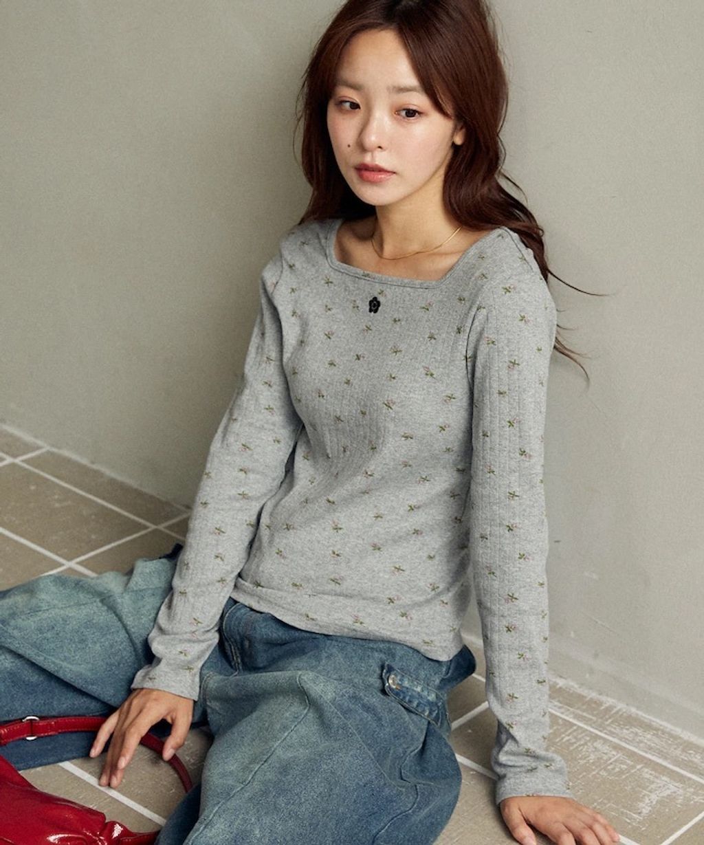 MARY QUANT 單點小雛菊刺繡2WAY前後兩穿針拔羅紋面料_23