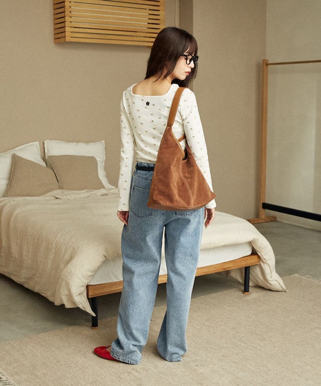 MARY QUANT 單點小雛菊刺繡2WAY前後兩穿針拔羅紋面料_13