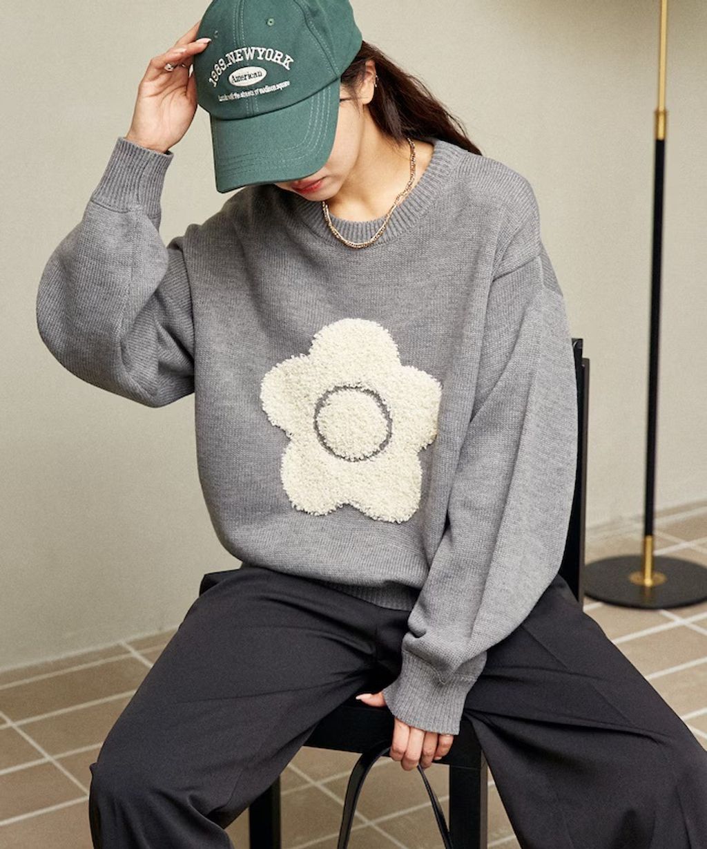 MARY QUANT 相良刺繡花朵提花針織上衣_2