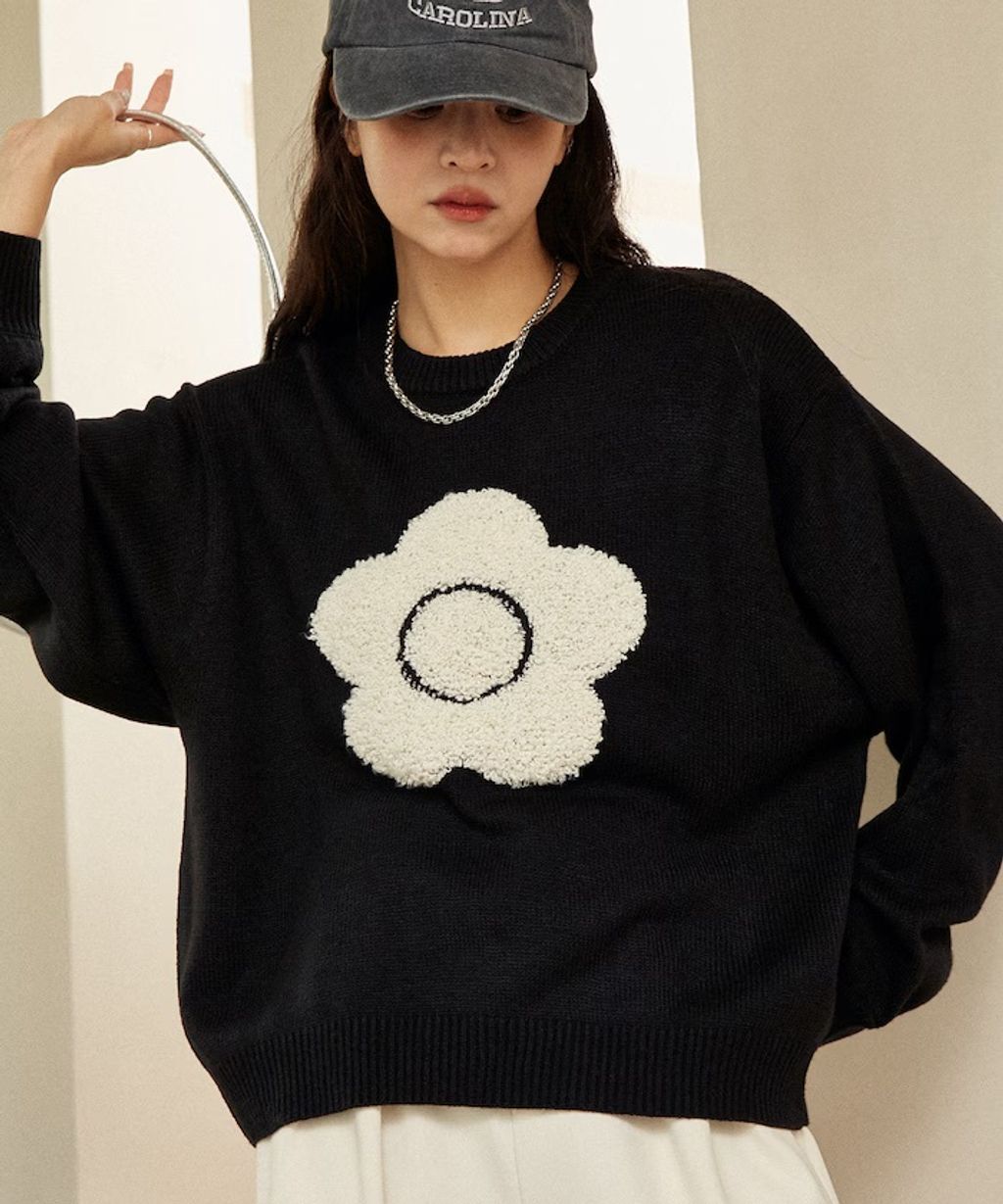 MARY QUANT 相良刺繡花朵提花針織上衣_9