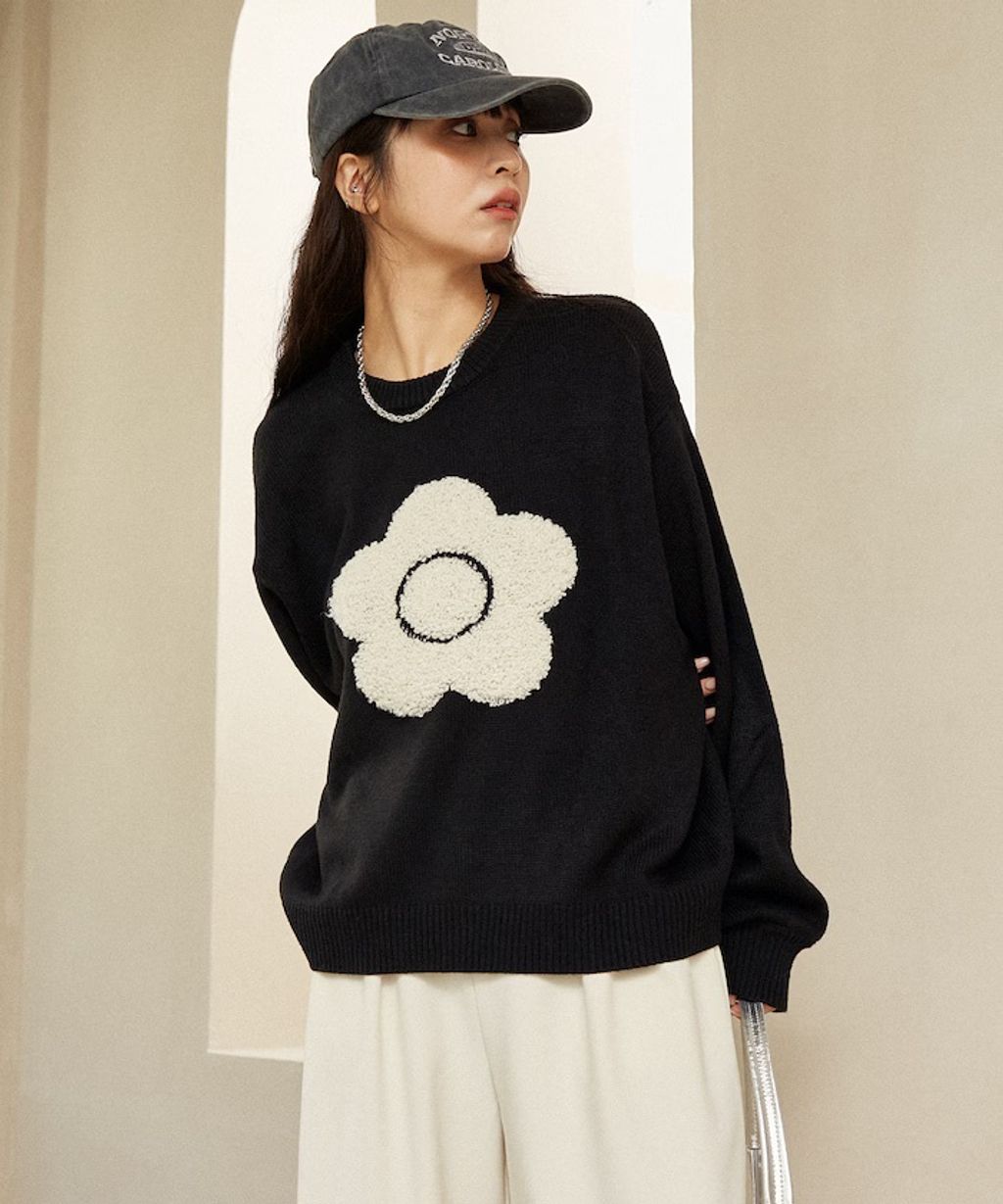 MARY QUANT 相良刺繡花朵提花針織上衣_10