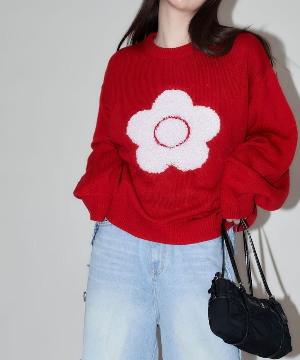 MARY QUANT 相良刺繡花朵提花針織上衣_96