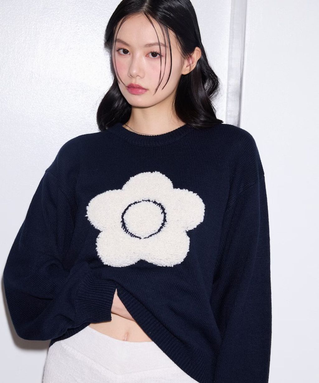 MARY QUANT 相良刺繡花朵提花針織上衣_91