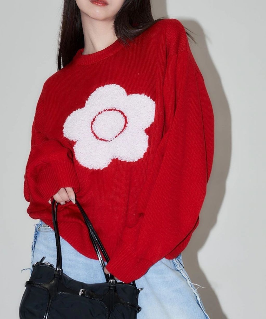 MARY QUANT 相良刺繡花朵提花針織上衣_94