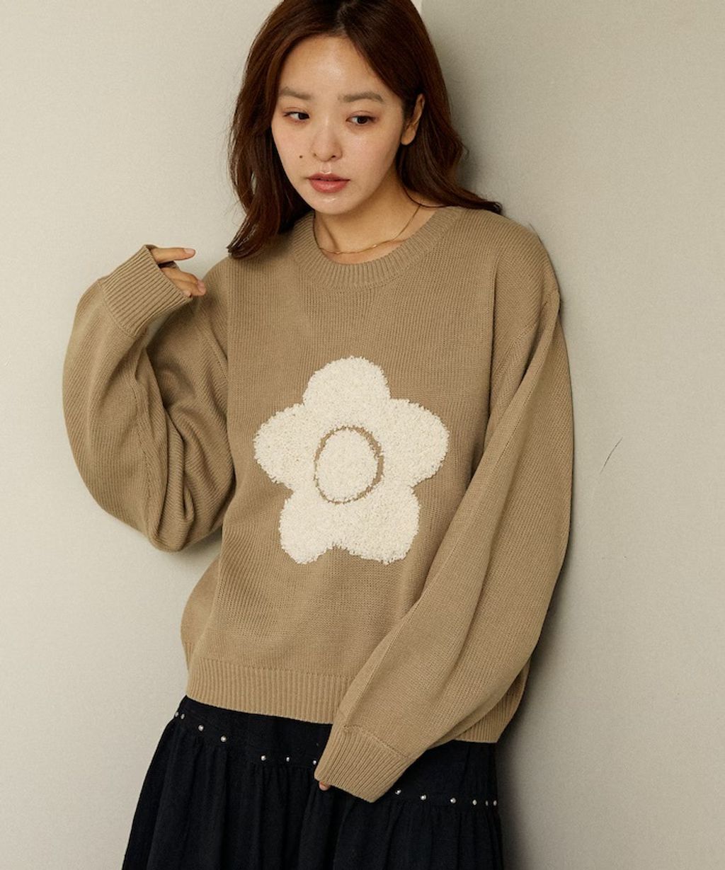 MARY QUANT 相良刺繡花朵提花針織上衣_82