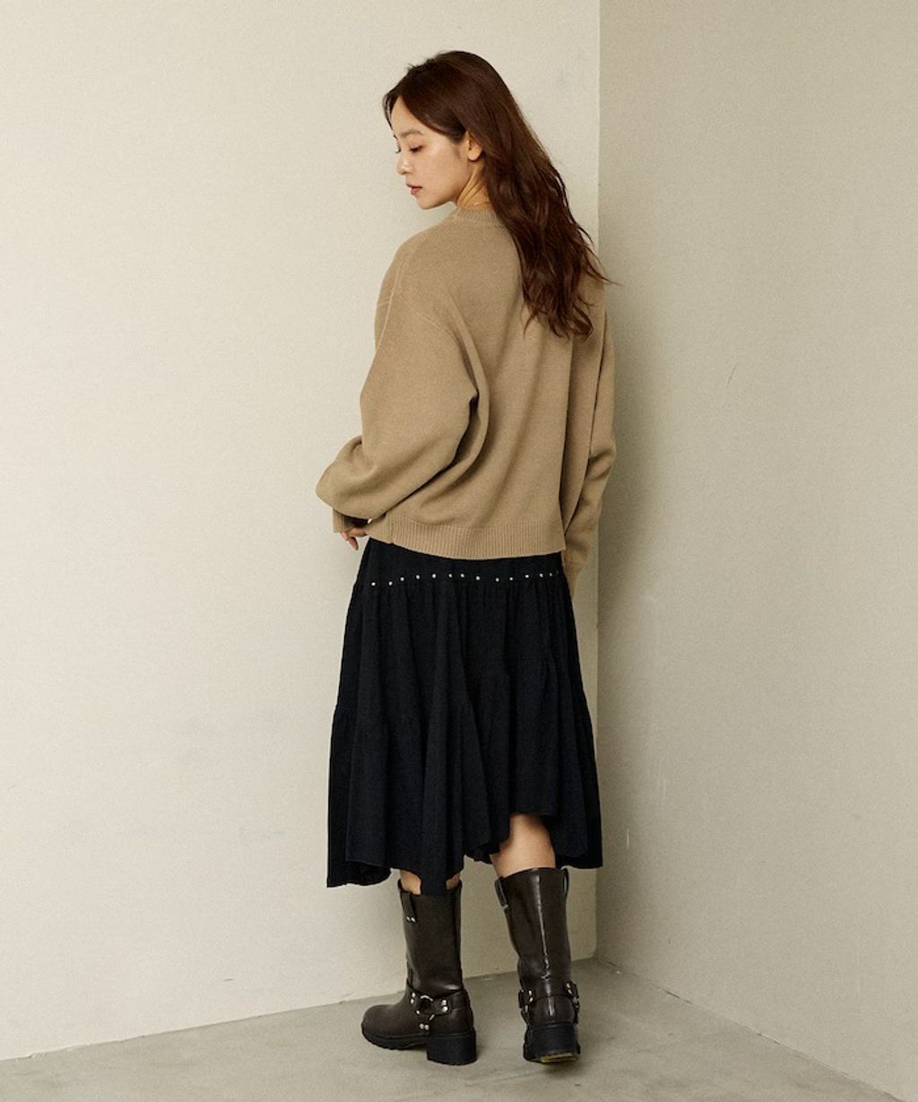 MARY QUANT 相良刺繡花朵提花針織上衣_79