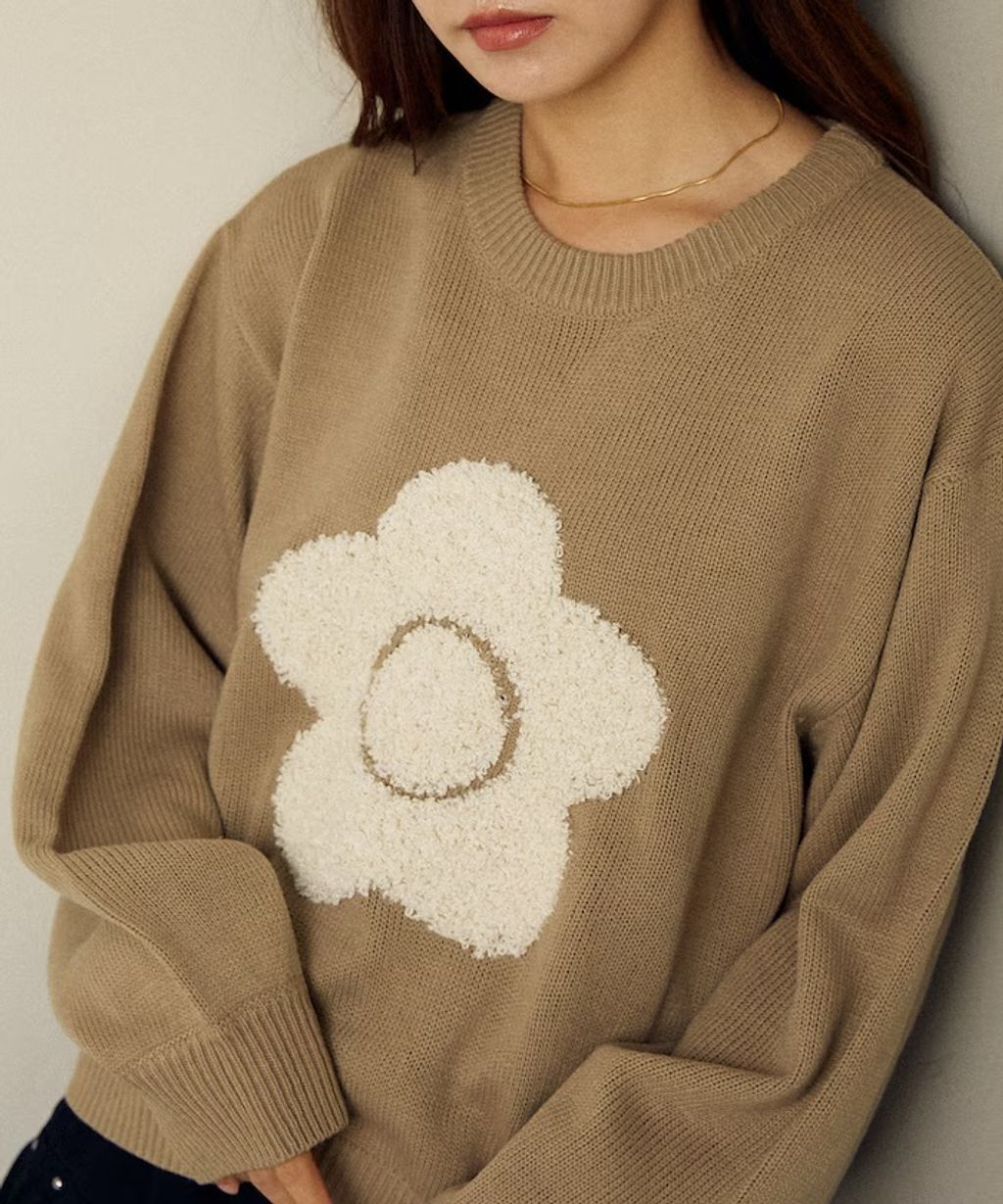 MARY QUANT 相良刺繡花朵提花針織上衣_75