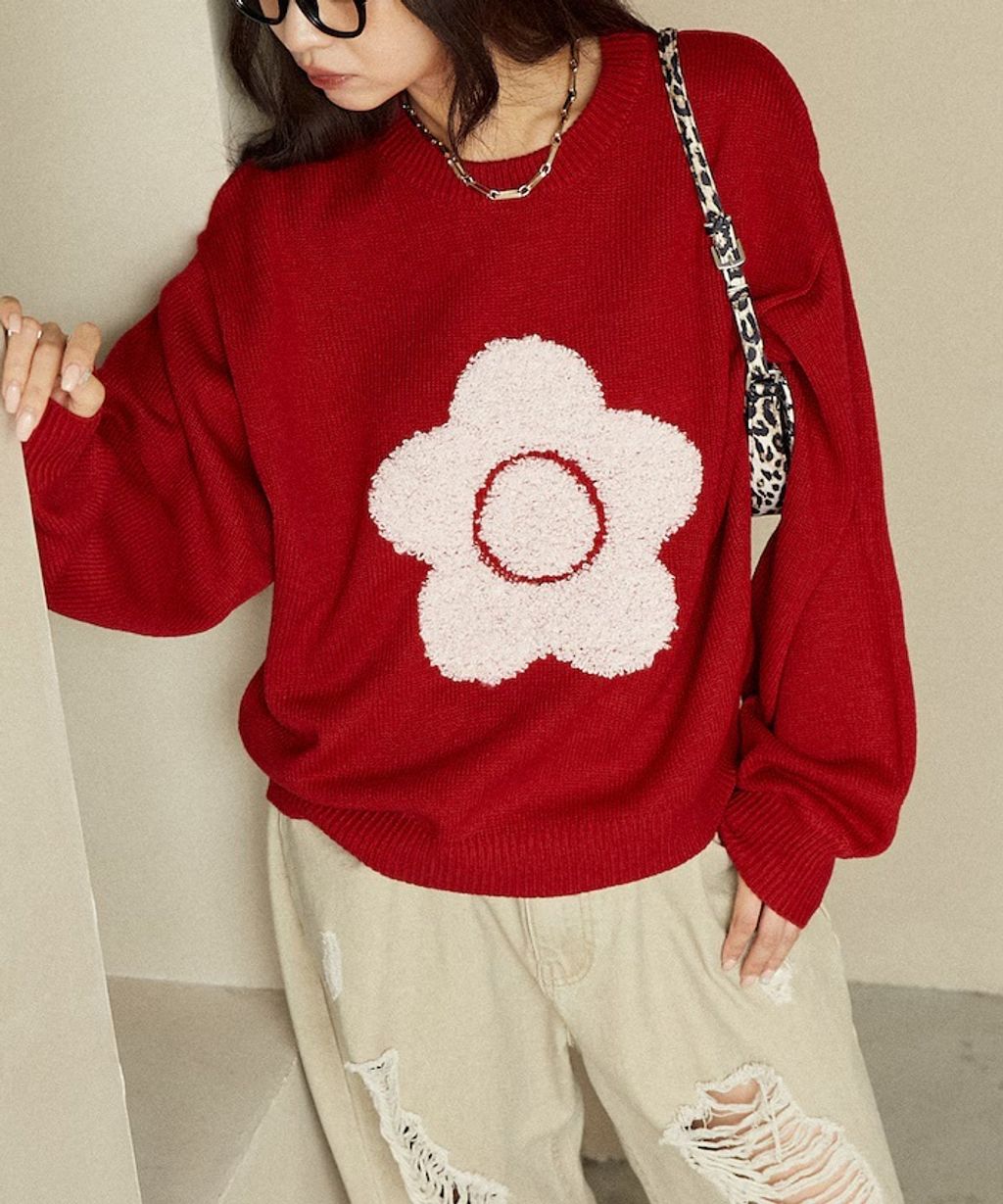 MARY QUANT 相良刺繡花朵提花針織上衣_51