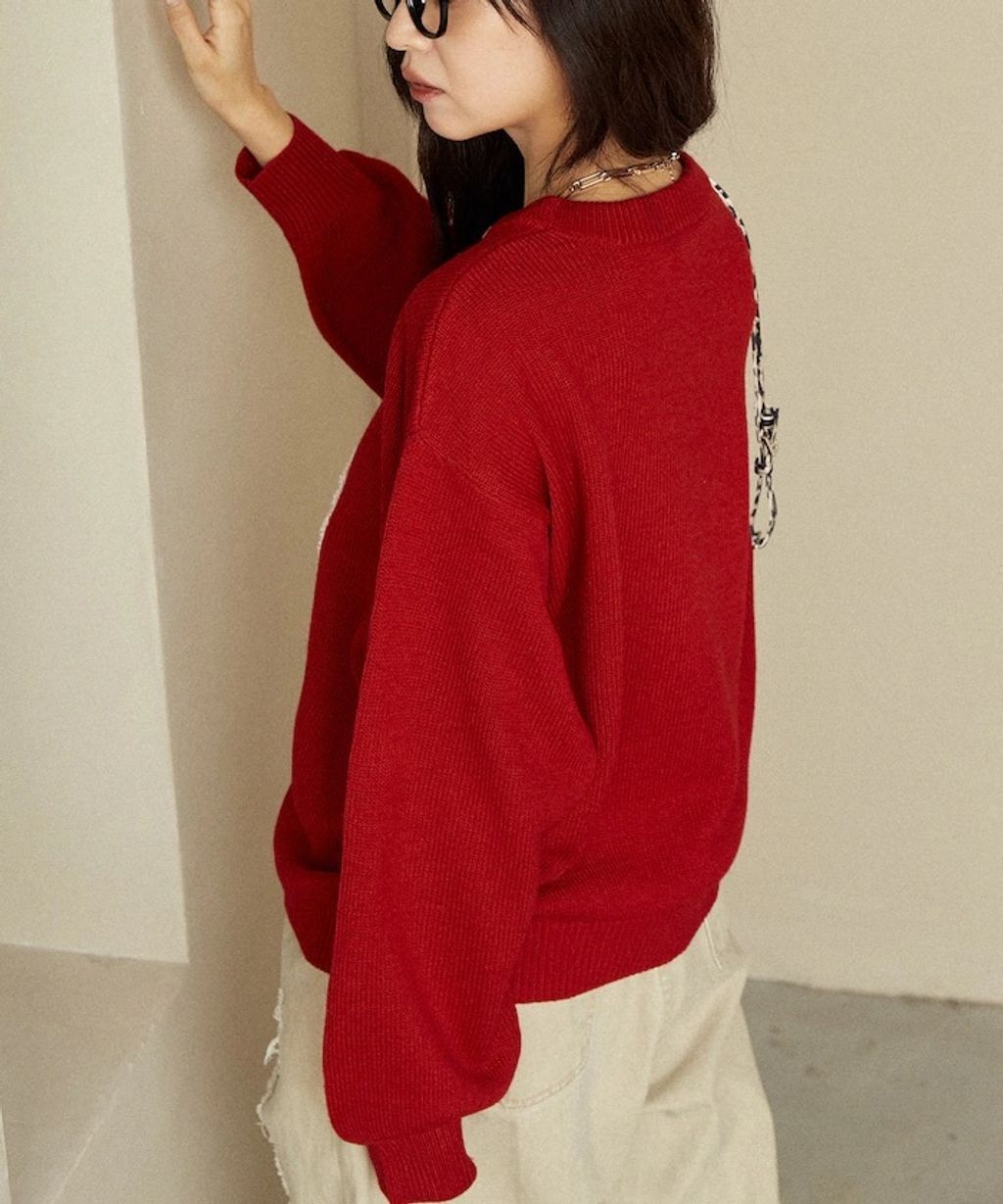 MARY QUANT 相良刺繡花朵提花針織上衣_53