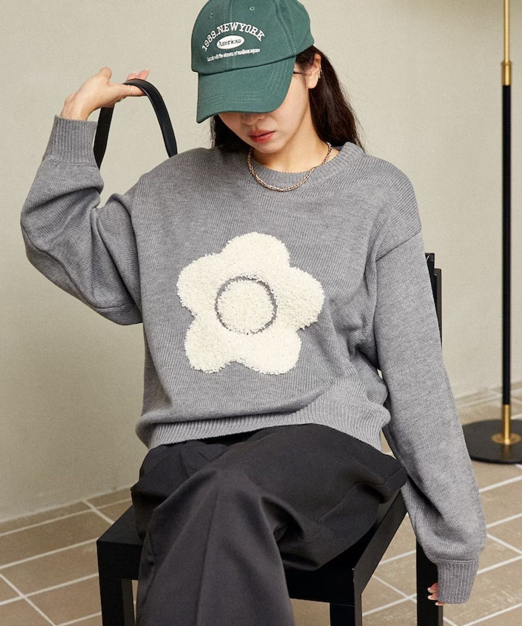 MARY QUANT 相良刺繡花朵提花針織上衣_49