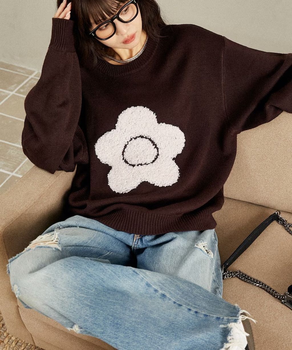 MARY QUANT 相良刺繡花朵提花針織上衣_37