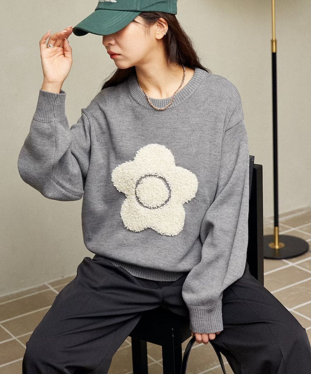 MARY QUANT 相良刺繡花朵提花針織上衣_44