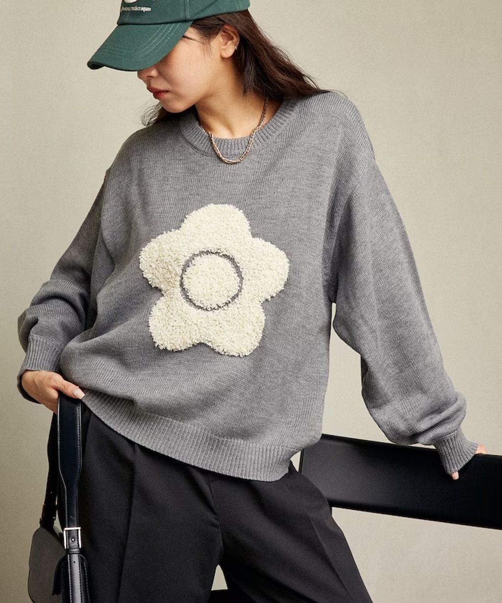 MARY QUANT 相良刺繡花朵提花針織上衣_41