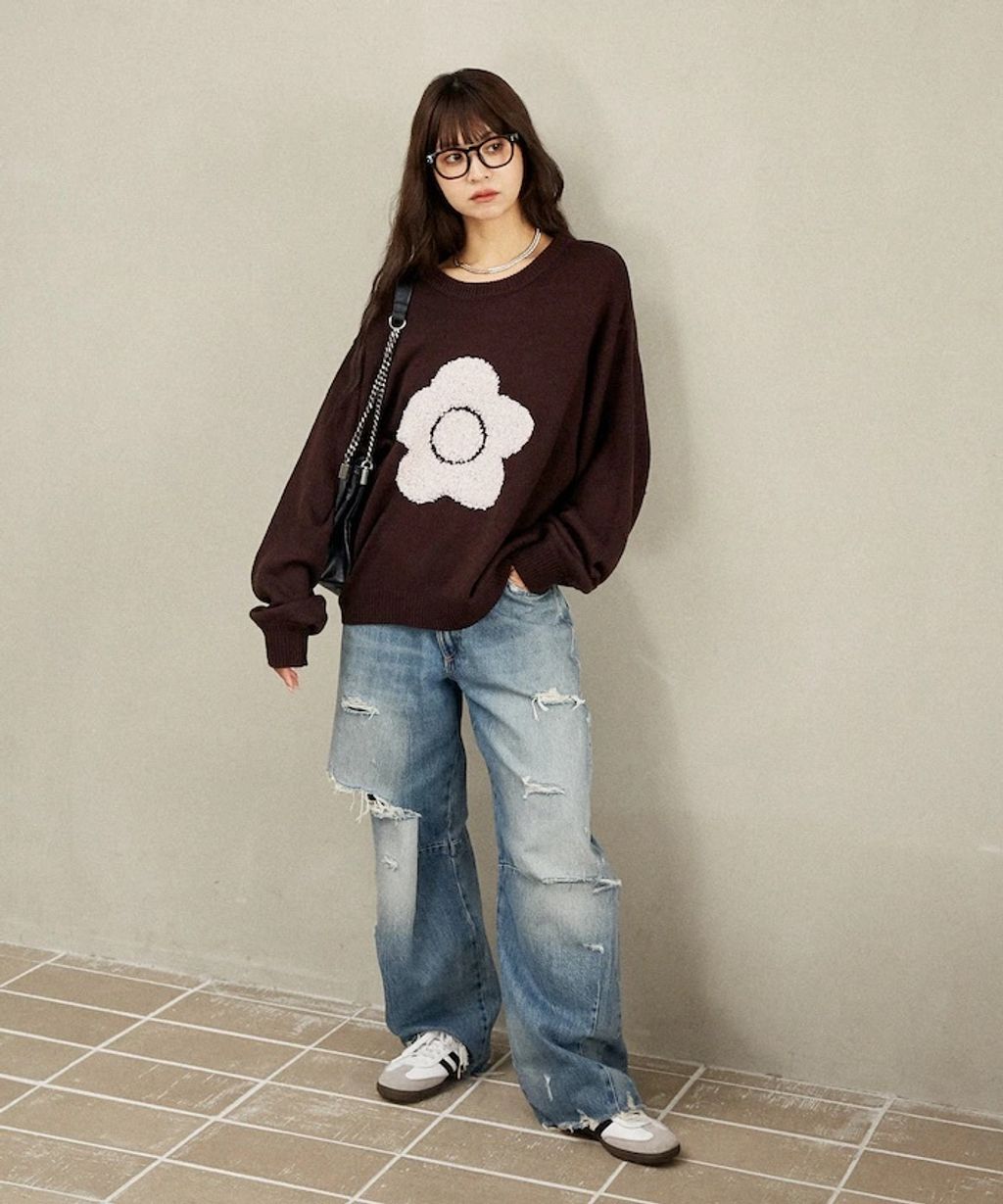 MARY QUANT 相良刺繡花朵提花針織上衣_32