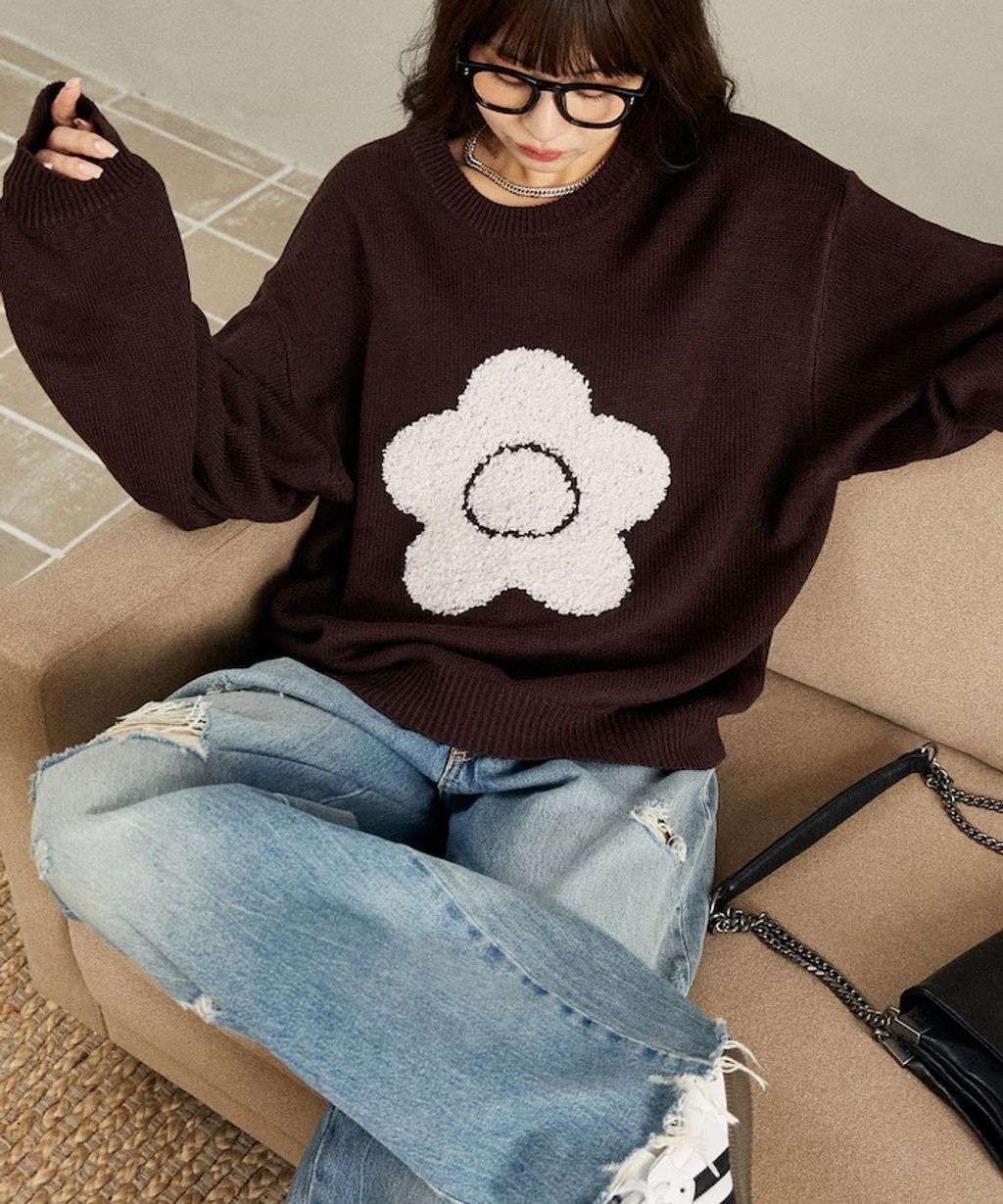 MARY QUANT 相良刺繡花朵提花針織上衣_30