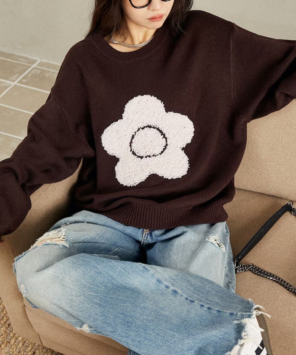 MARY QUANT 相良刺繡花朵提花針織上衣_29