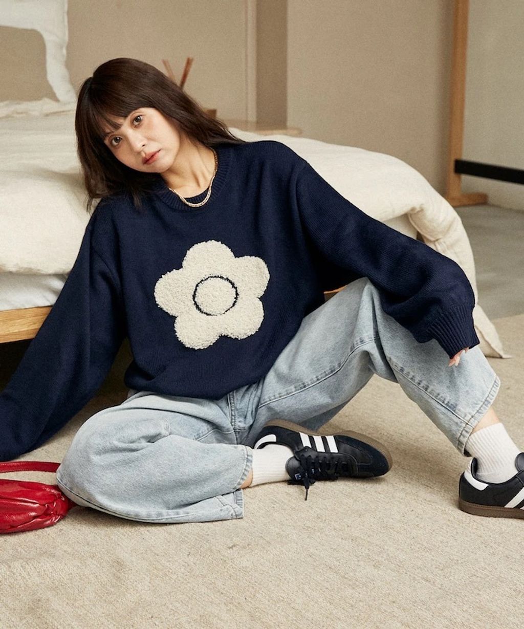 MARY QUANT 相良刺繡花朵提花針織上衣_26