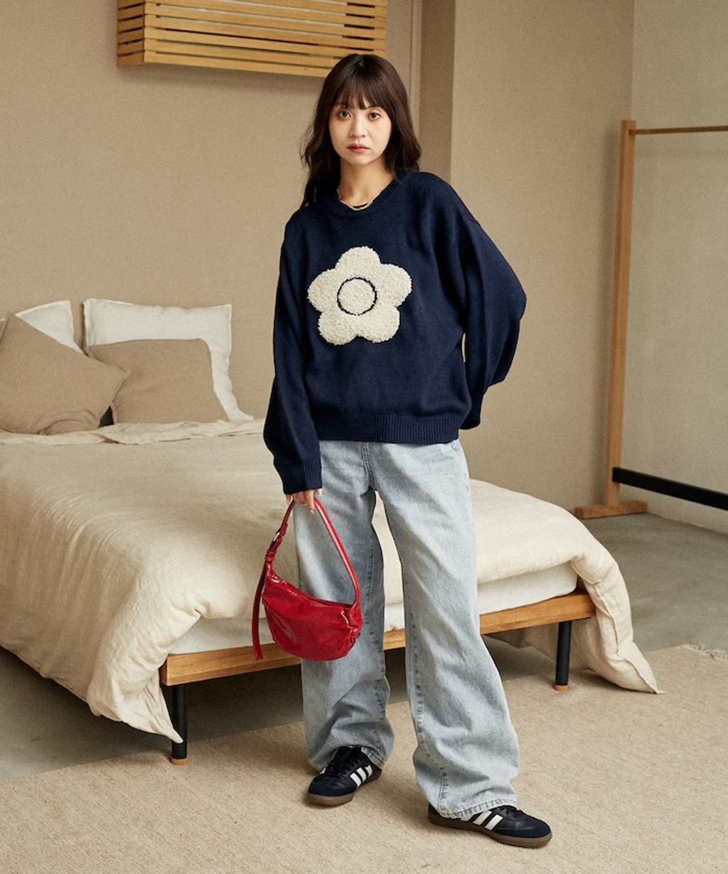 MARY QUANT 相良刺繡花朵提花針織上衣_21