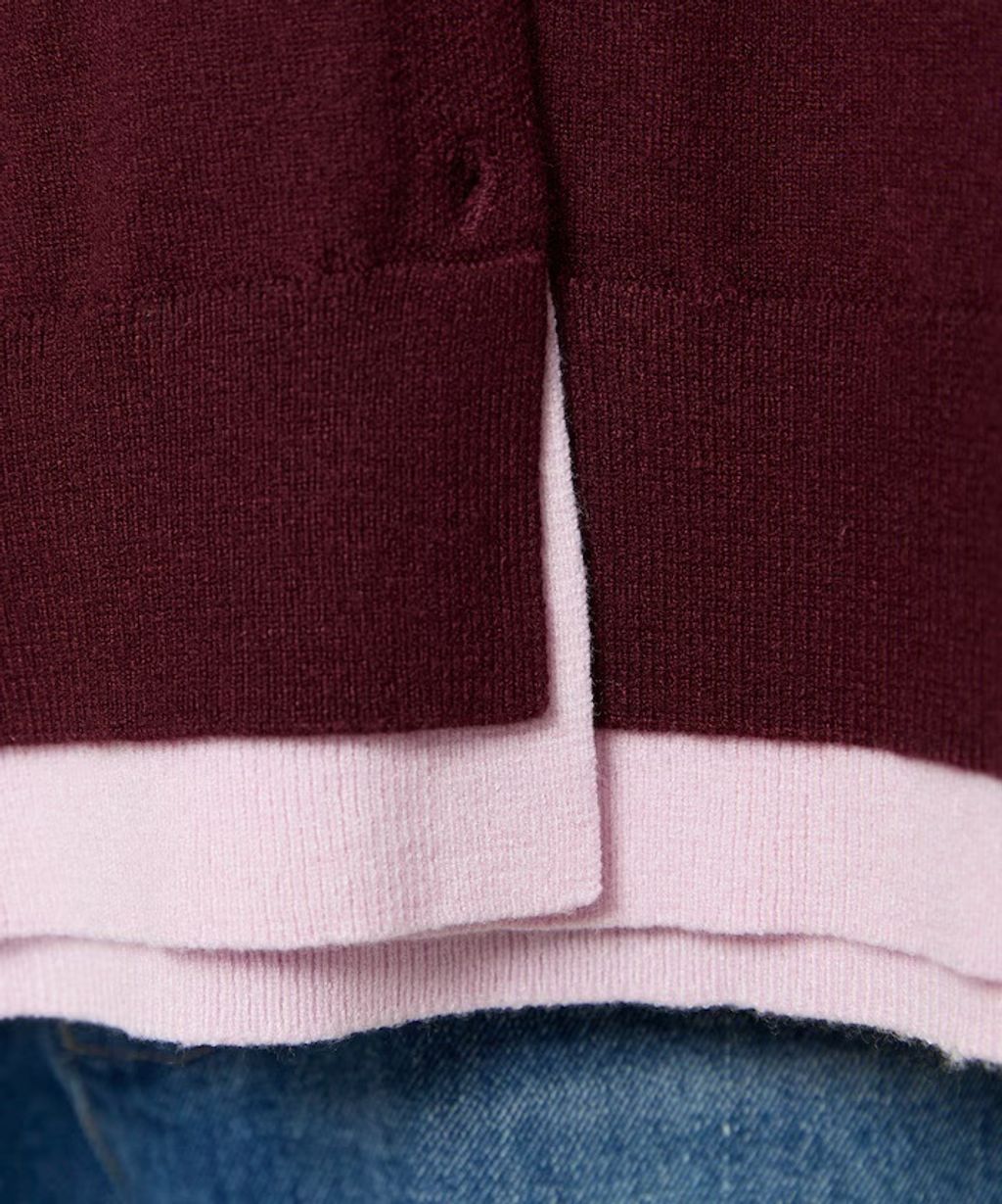 MARY QUANT 雛菊刺繡假兩件修身剪裁針織外套_58