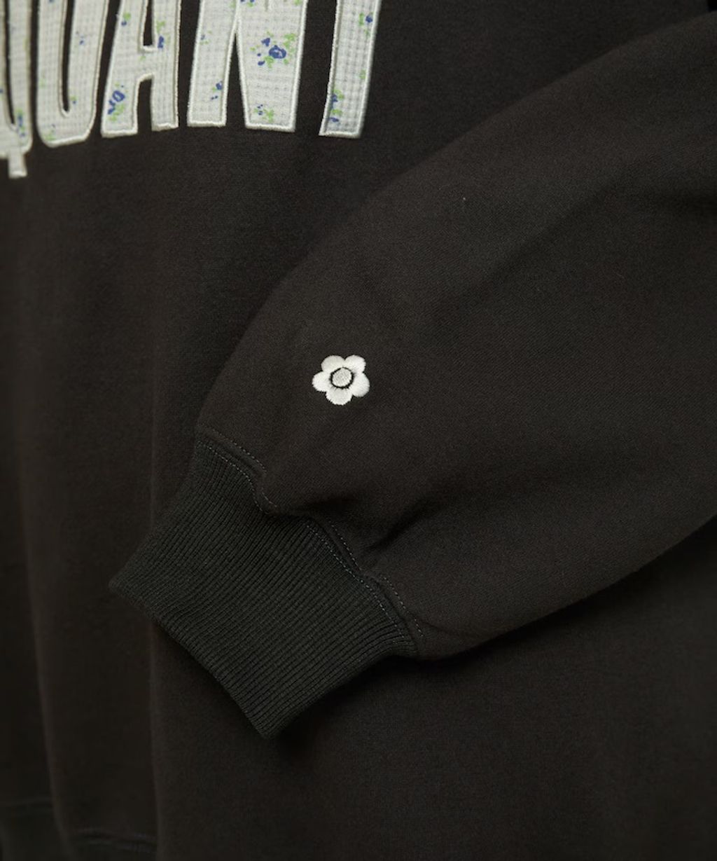 MARY QUANT 雛菊華夫紋logo字樣Oversize大學T_70