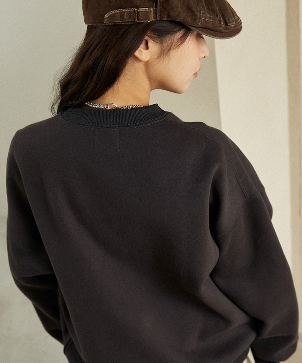 MARY QUANT 雛菊華夫紋logo字樣Oversize大學T_54