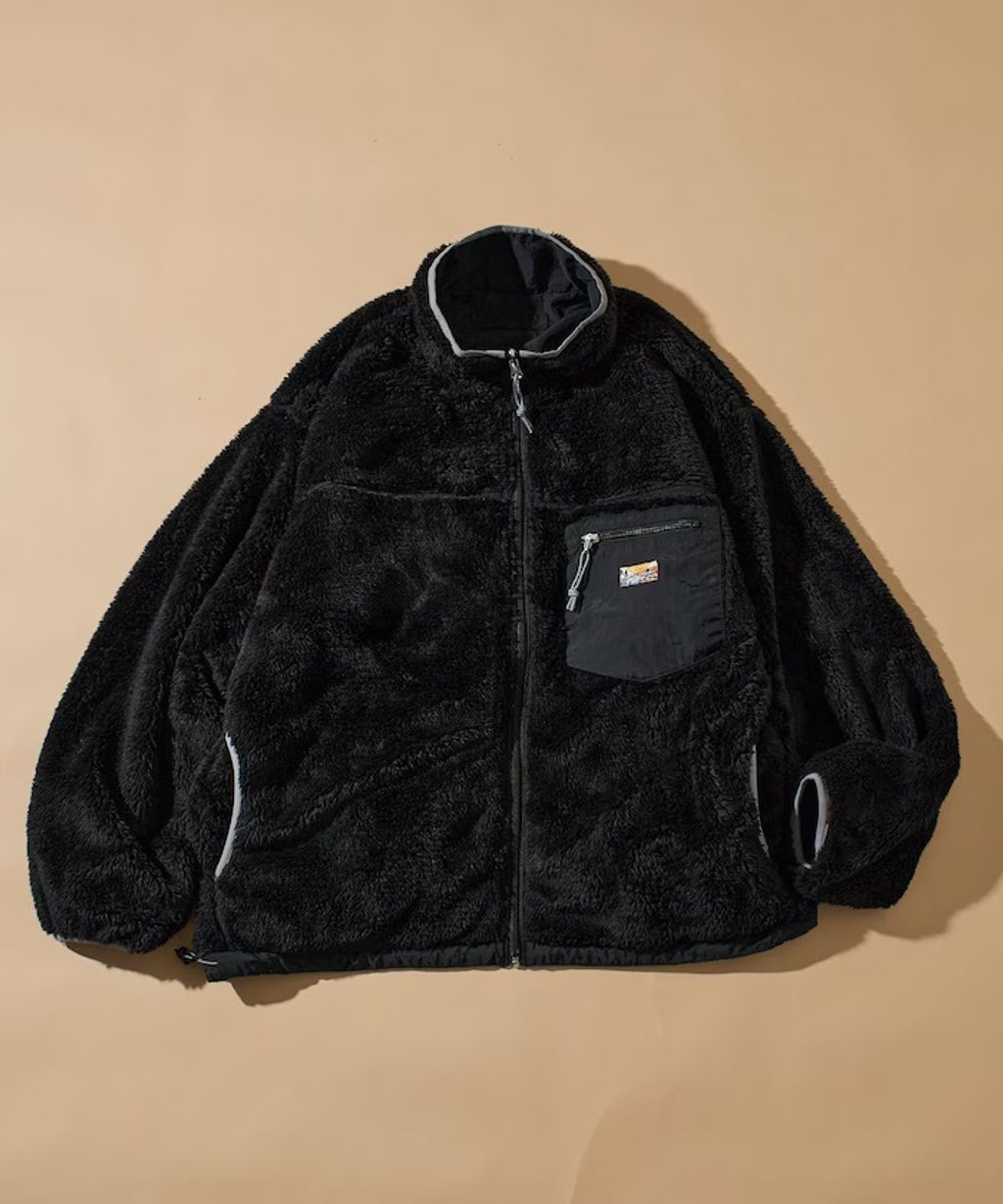 FREAKS STORE 雙面兩穿2way尼龍×羊羔絨保暖外套_1